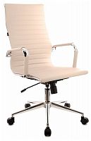 кресло для руководителя everprof rio t, обивка: искусственная кожа, цвет: экокожа бежевая в Нижневартовске