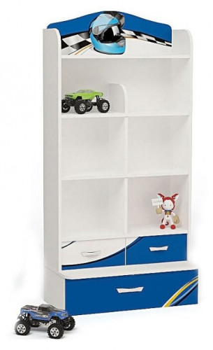 стеллаж abc king la-man 7 полок 3 ящика, материал: лдсп в Нижневартовске