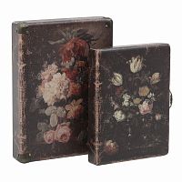 коробки-чемоданы, набор 2 шт. мультиколор в Нижневартовске