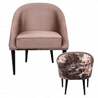 кресло «бенгалия» серо-коричневое в Нижневартовске