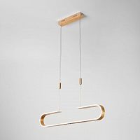 подвесной светодиодный светильник eurosvet sender 90072/1 золотой в Нижневартовске