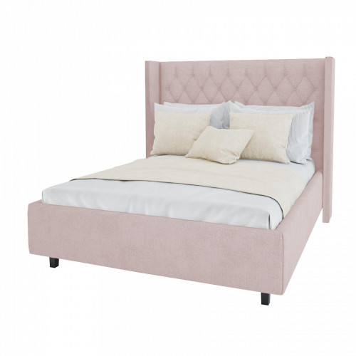 кровать wing-2 90х200 велюр пыльная роза р в Нижневартовске