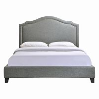 кровать cassis upholstered серая 90х200 р в Нижневартовске