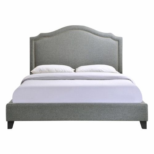 кровать cassis upholstered серая 90х200 р в Нижневартовске