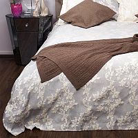 покрывало bianca на двуспальную кровать серое в Нижневартовске