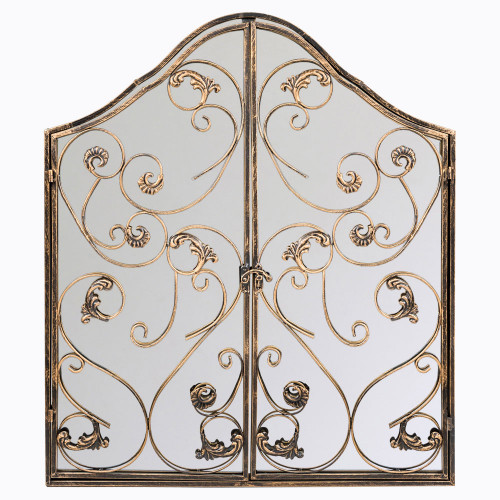 зеркало-окно со ставнями настенное бронза королевская монтанер в Нижневартовске