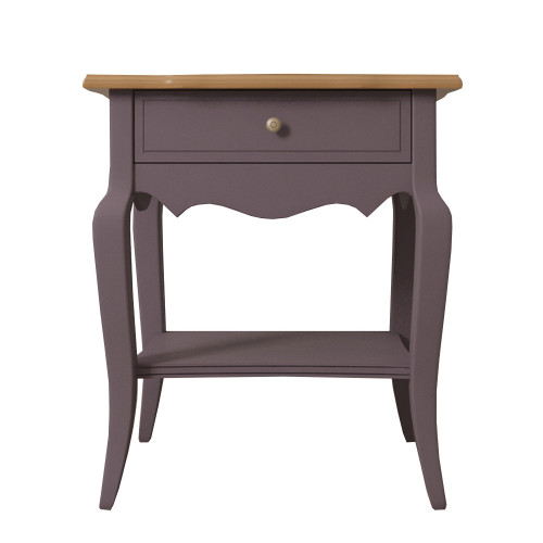 прикроватная тумба leontina lavanda с одним ящиком лавандовая в Нижневартовске