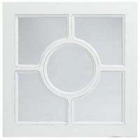 зеркало белое квадратное с декором круг cerchio в Нижневартовске