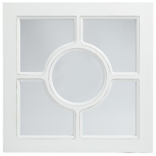 зеркало белое квадратное с декором круг cerchio в Нижневартовске