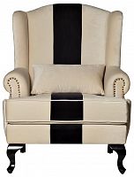 кресло черно-белое 81х104х104 см в Нижневартовске