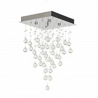 каскадная люстра lucia tucci grappolo 1800.4 silver в Нижневартовске