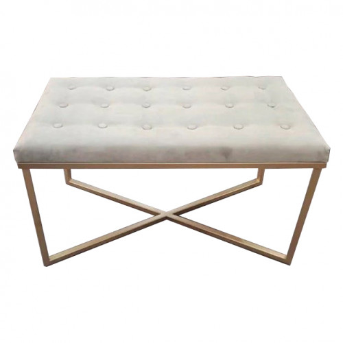 банкетка бежевая на золотом основании в Нижневартовске