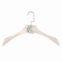 вешалка-плечики chanel белая с белым цветком для женской одежды в Нижневартовске