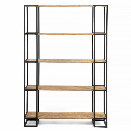 стеллаж smolling 5 black темный дуб в Нижневартовске