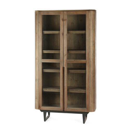 книжный шкаф madina коричневый в Нижневартовске