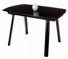 стол стеклянный раскладной mafi черный в Нижневартовске