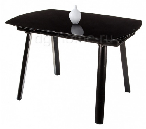 стол стеклянный раскладной mafi черный в Нижневартовске