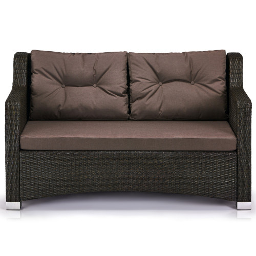 плетеный диван бура коричневый в Нижневартовске