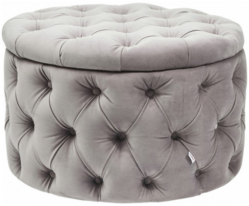 kare design пуф desire, коллекция "желание" 73*46*73, бархат, полиуретан, сосна, серый в Нижневартовске