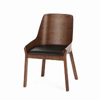 стул safia с мягким сиденьем коричневый в Нижневартовске