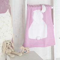 плед розовый зайка большой в Нижневартовске