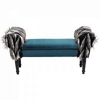 скамья с подлокотниками wing синий в Нижневартовске