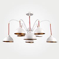 потолочная люстра eurosvet 70043/8 белый в Нижневартовске