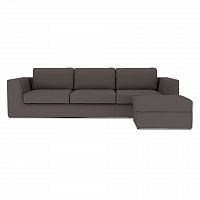 диван igarka трехместный угловой серый с правым модулем в Нижневартовске