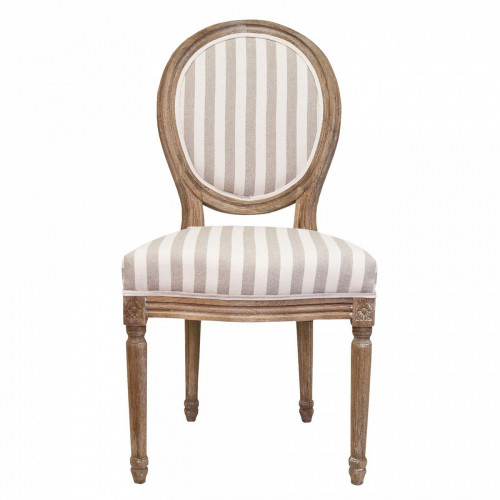 стул miro pinstripe ver.2 белый, серый в Нижневартовске