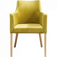 стул с подлокотниками mod желтый в Нижневартовске