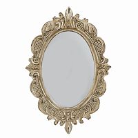 зеркало овальное настенное бежевое luxe в Нижневартовске