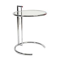 стол журнальный eileen gray style cocktail table e-1027 прозрачный в Нижневартовске