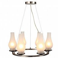 подвесная люстра arte lamp lombardy a6801sp-6br белая в Нижневартовске