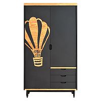 шкаф с воздушным шаром travel серый в Нижневартовске