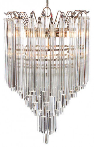 люстра дизайнерская odeon f хром и стекло в Нижневартовске