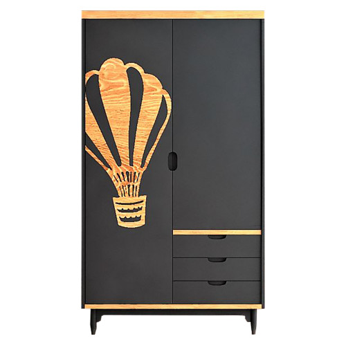 шкаф с воздушным шаром travel серый в Нижневартовске