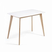 стол unit 120x75 зольная древесина, лакированный матовый белый cc0095l05 от la forma (ex julia grup) в Нижневартовске