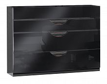 комод горизонтальный strada (120) черный в Нижневартовске