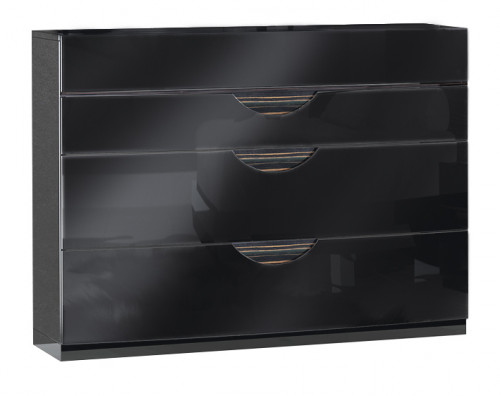 комод горизонтальный strada (120) черный в Нижневартовске
