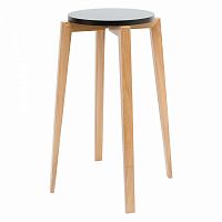 чайный столик dessert светло-коричневый с черной столешницей в Нижневартовске