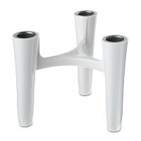 канделябр белый на 3 свечи hommage, 11,2 см в Нижневартовске