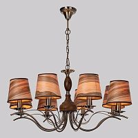 подвесная люстра eurosvet элен 60027/8 античная бронза в Нижневартовске