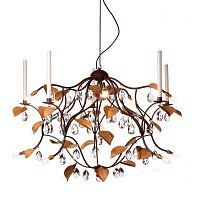 люстра jahreszeiten от delight collection прозрачная/бронзовая в Нижневартовске