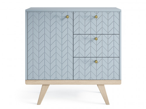 мини-комод thimon v2 остветлённый дуб оловянный гравировка 1 в Нижневартовске