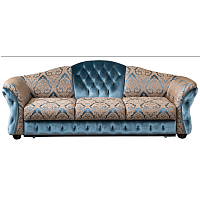 диван bellissimo прямой голубой с бежевым в Нижневартовске