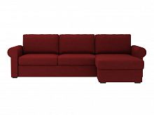 диван peterhof угловой красный с оттоманкой с емкостью для хранения в Нижневартовске