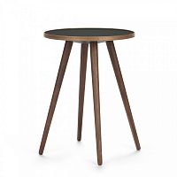 стол кофейный sputnik высота 55 black and brown коричневы в Нижневартовске