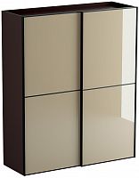 шкаф-купе nero со стеклянными дверями коричневый в Нижневартовске