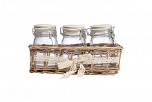 набор для хранения в плетеной корзинке ginger в Нижневартовске