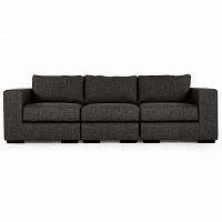 диван morti трехместный прямой серый в Нижневартовске